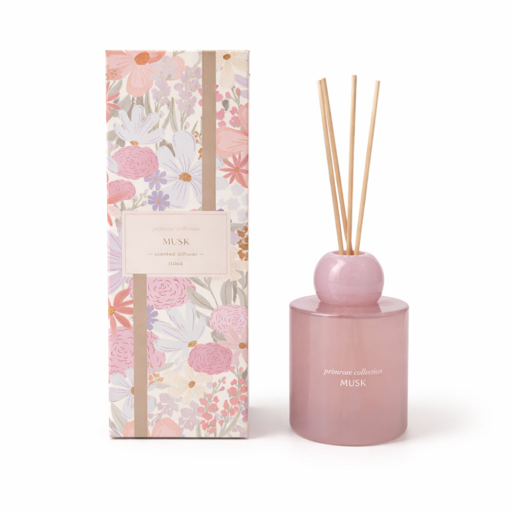 K&Co. Primrose Collection Glass Diffuser - MUSK